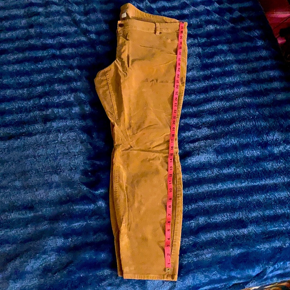 Tan Corduroy Skinny Jeans